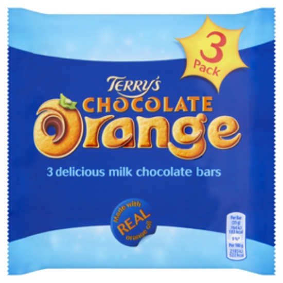 Picture of Terrys Orange Bar Milk Multi 3pk x16